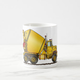 Tasses de camion de mélangeur concret