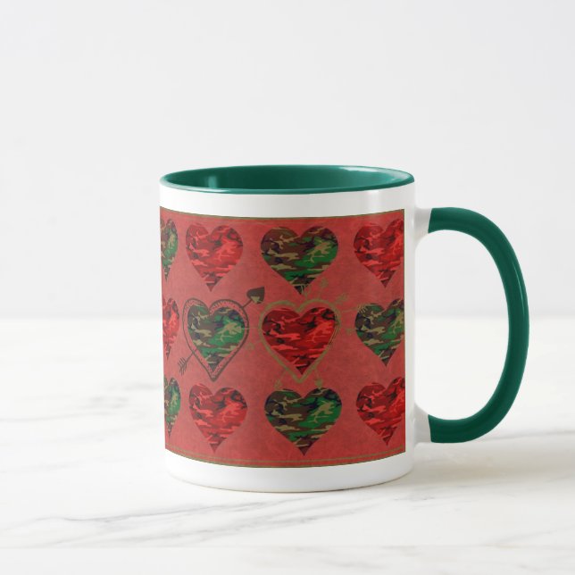 Tasses de camouflage militaire de la Saint-Valenti (Droite)
