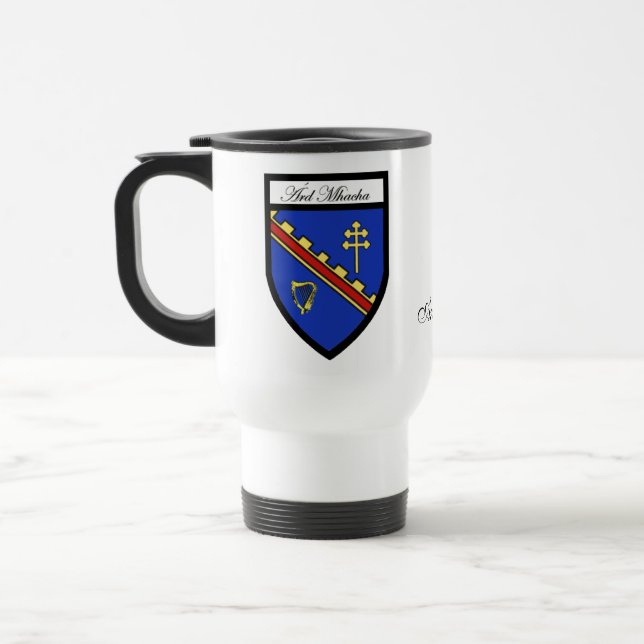 Tasses de carte et de crête d'Armagh du comté (Gauche)