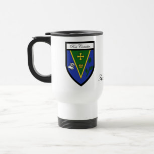 Tasses de carte et de crête de Roscommon du comt