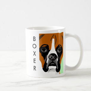 Tasses de chien de boxeur