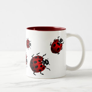 Tasses de coccinelle en verre de bière de tasse de