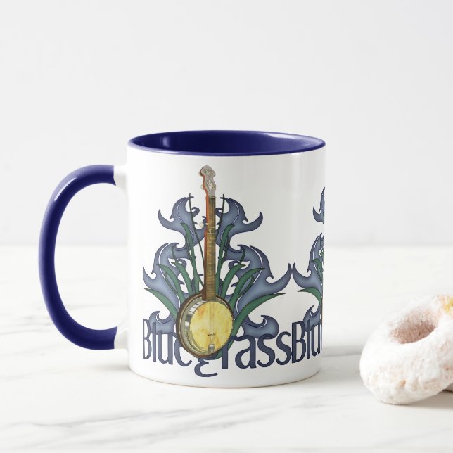 Tasses de conception de banjo de Bluegrass (Avec donut)