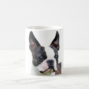 Tasses de conception "de terrier de Boston"