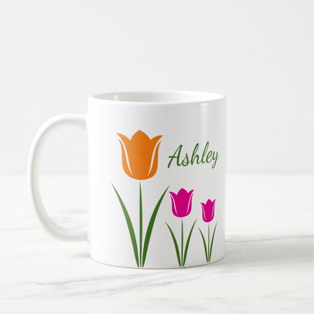 Tasses de fleurs de tulipe (Gauche)