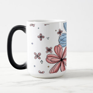 Tasses de fleurs flottantes – Mug pleine couleur