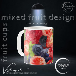 Tasses de fruits - Mug en céramique à motif Fruits