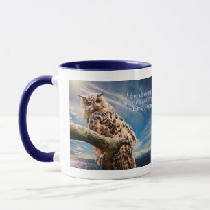 Tasses de hibou de citation de sagesse