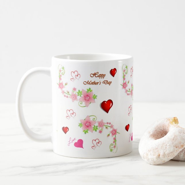 Tasses de la fête des Mères (Avec donut)