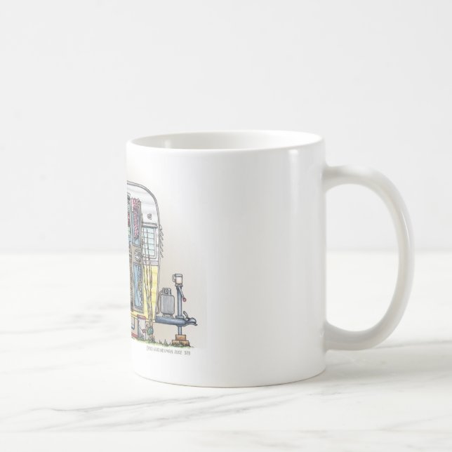 Tasses de la remorque de campeur de Shasta rv (Droite)