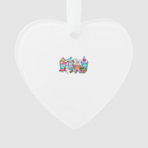 Tasses de lapin de Pâques Café Latte Glacé Crème F