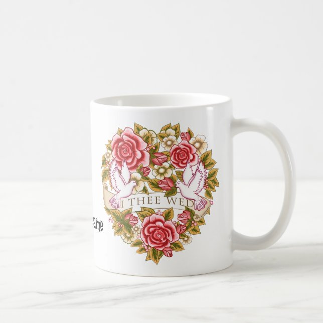 Tasses de mariage 'Je t'épouse' (Droite)
