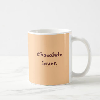 Tasses de moka d'amant de chocolat