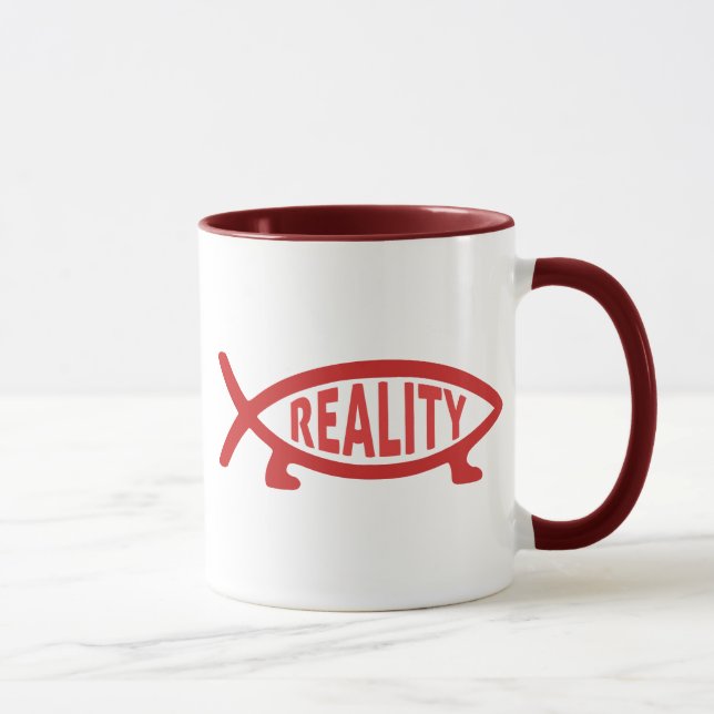 Tasses de poissons de Darwin de réalité (Droite)