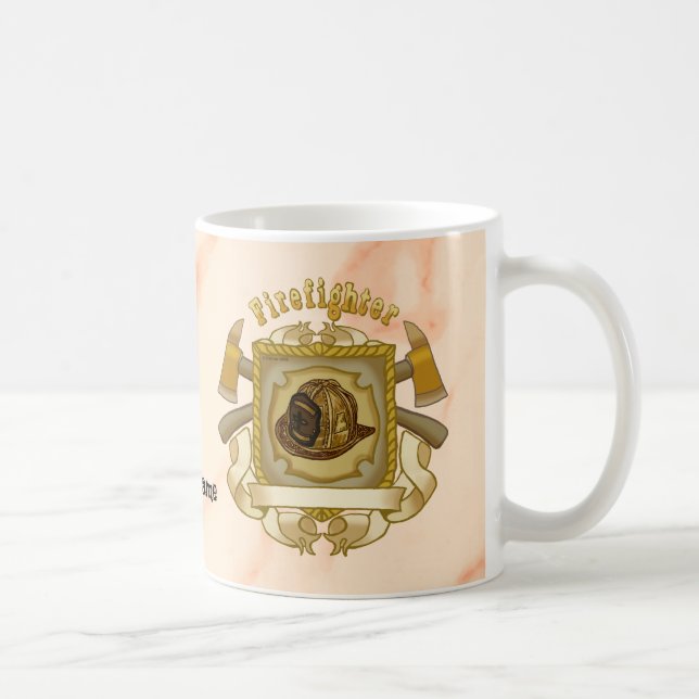 Tasses de pompiers Bouclier de hache (Droite)
