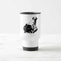 Tasses de pug mobiles, Sip heureux