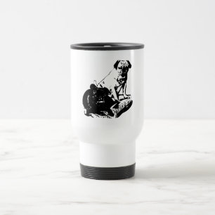 Tasses de pug mobiles, Sip heureux