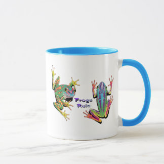 Tasses de règle de grenouilles