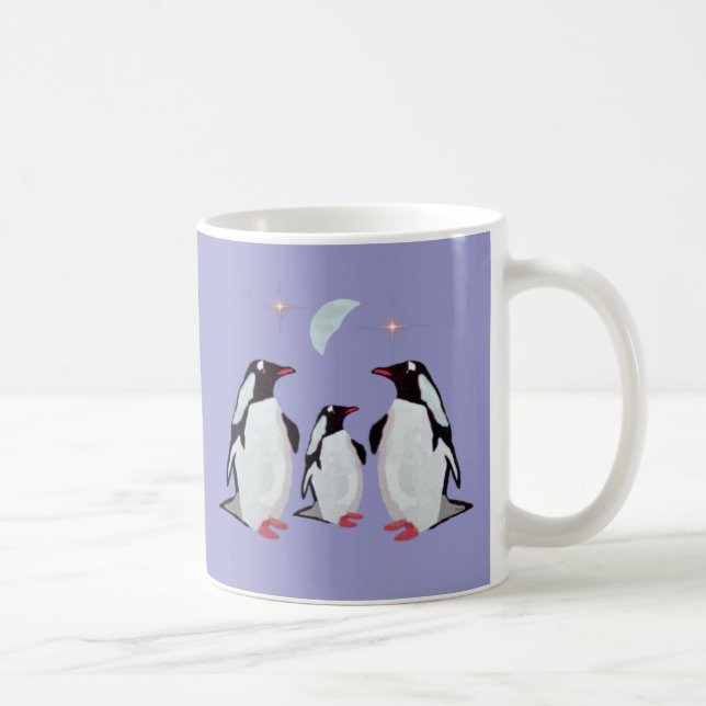 Tasses de salutations de pingouin de Gentoo (Droite)
