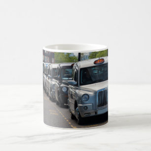 Tasses de taxis londoniens.