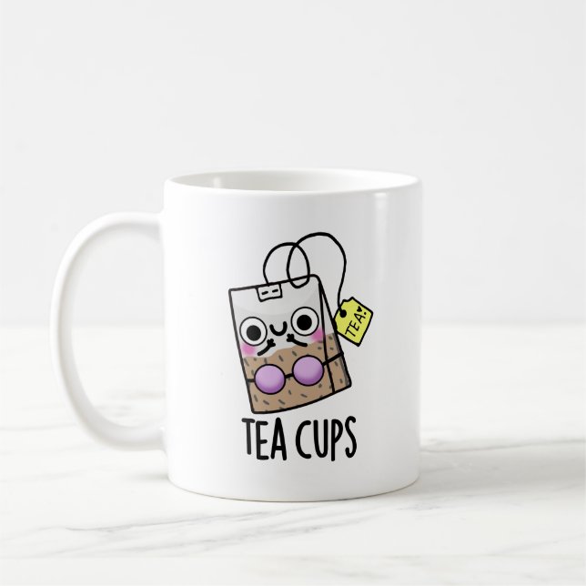 Tasses de thé Blagues drôles de soutien-gorge (Gauche)
