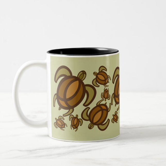 Tasses de tortues de rouille (Gauche)