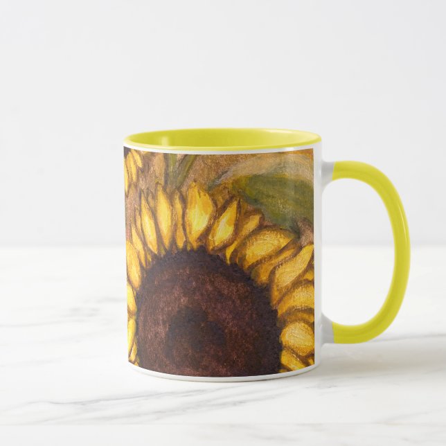 Tasses de tournesol Tasses Jaunes gaies Lunettes (Droite)