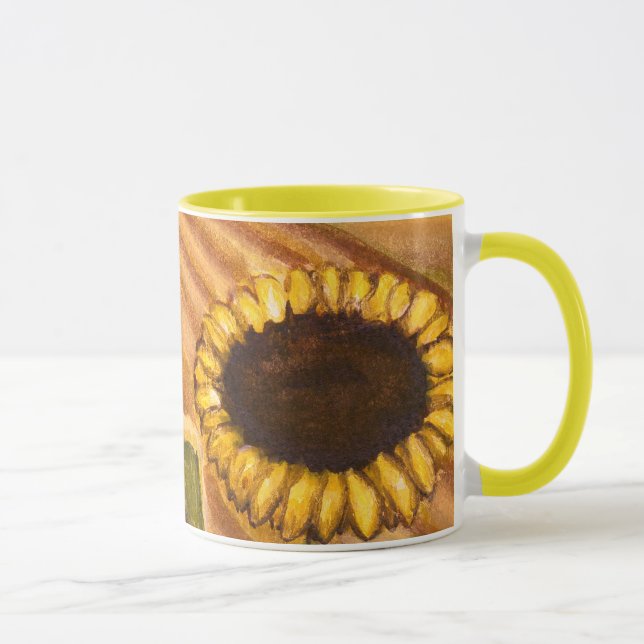 Tasses de tournesol Tasses Jaunes gaies Lunettes (Droite)