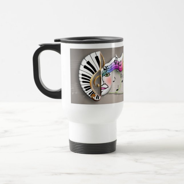 TASSES de VOYAGE de masque de musique (Gauche)