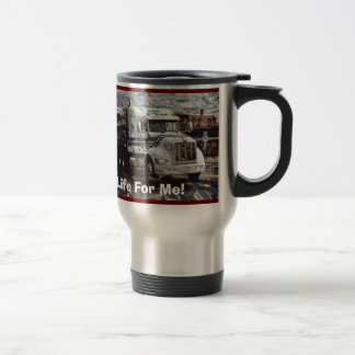 TASSES DE VOYAGE D'INSTALLATION DE CAMION BLANC DE