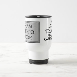 Tasses d'entraîneur avec VOTRE PHOTO d'ÉQUIPE et 3