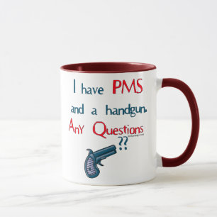 Tasses d'humour de PMS