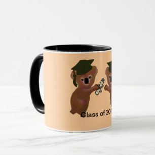 Tasses d'obtention du diplôme de koala