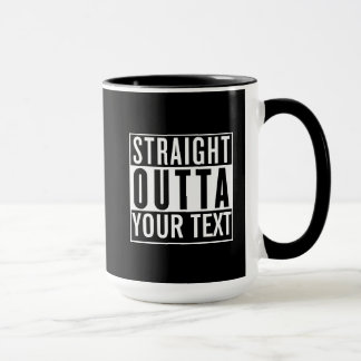 Tasses droites de coutume d'Outta