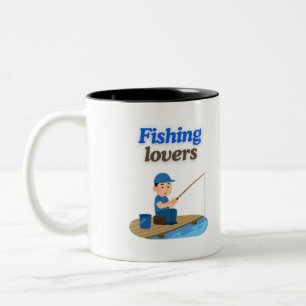 tasses drôles Amoureux de la pêche