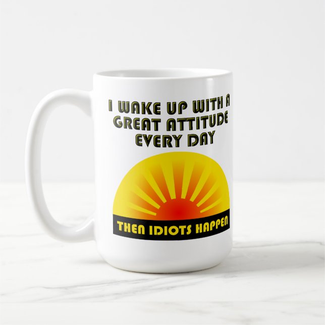 Tasses drôles pour idiots (Gauche)