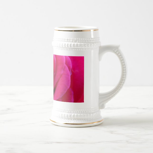 Tasses en grès Fleur de rose rose roseaux Mariages (Droite)