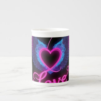 Tasses en papier Coeur Romantique Ailes d'Amour