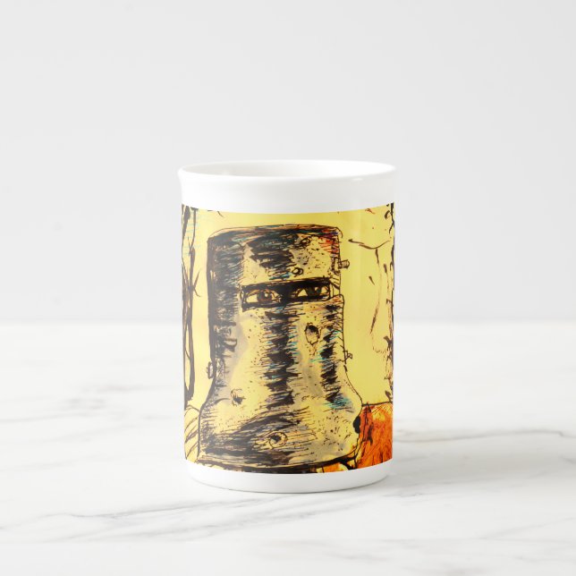 Tasses en papier pour éclipse solaire de Ned Kelly (Devant)