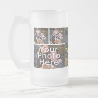 Tasses en verre givrées de photo - tasse