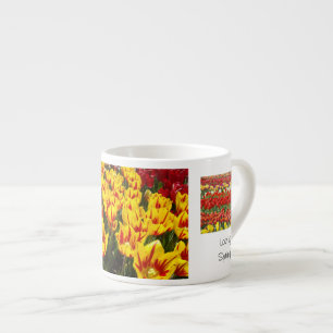 Tasses espresso printemps aimant Tulle Fleurs Flor