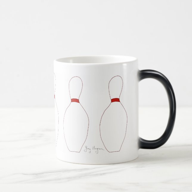 Tasses et Drinkware de goupilles de bowling (Droite)