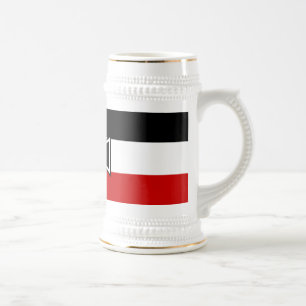 Tasses et Steins prussiens de drapeau