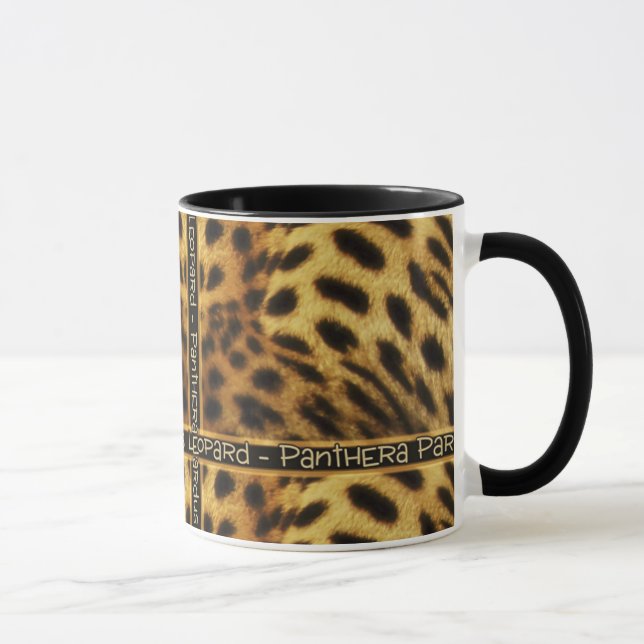 Tasses et tasses de safari de faune de léopard (Droite)