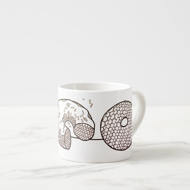 TASSES EXPRESSO KNIT DONUTS (Devant droit)