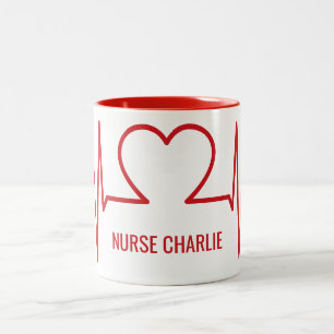 Tasses faites sur commande de nom et de profession