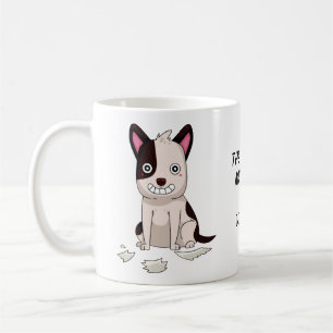 Tasses faites sur commande de nom et de textes de