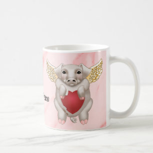 Tasses Flying Pig Love