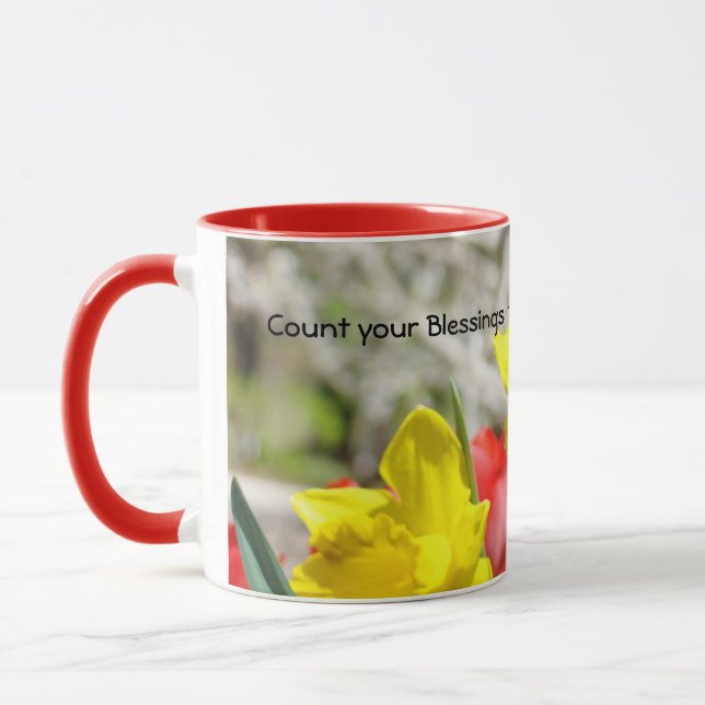 Tasses Inspirantes Comptez vos Bénédictions deux f (Gauche)