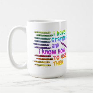 TASSES JE POSSÈDE DES CRAYONS ET JE SAIS COMMENT L